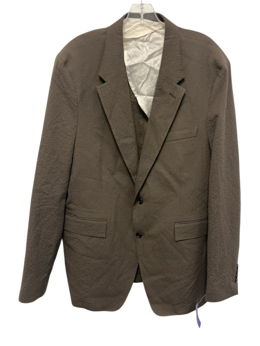 Todd Snyder Brown Cotton Solid 2 Button Men's Blazer Brown / 46R