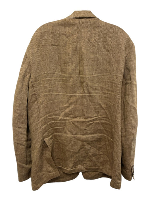 Todd Snyder Brown Linen 2 Button Men's Blazer Brown / 46R
