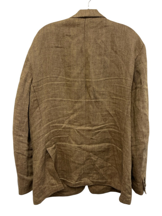 Todd Snyder Brown Linen 2 Button Men's Blazer Brown / 46R