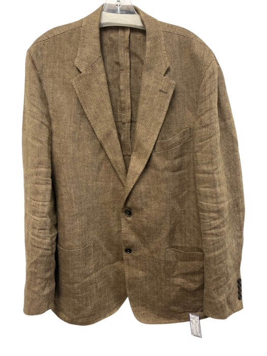 Todd Snyder Brown Linen 2 Button Men's Blazer Brown / 46R