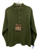 Southern Proper NWT Size L Green Wool Solid Quarter Button Men's Sweater Green / L