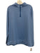 Peter Millar Size XL Blue Synthetic Micro Quarter Zip Men's Long Sleeve Shirt Blue / XL