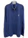 B Draddy Size XL Blue Cotton Blend Solid Sweatshirt Men's Long Sleeve Shirt Blue / XL
