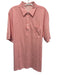 Criquet Size XL Red & White Synthetic Floral Polo Men's Short Sleeve Red & White / XL