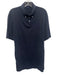 Peter Millar Size XL Navy Blue Synthetic Solid Polo Athleisure Short Sleeve Navy Blue / XL