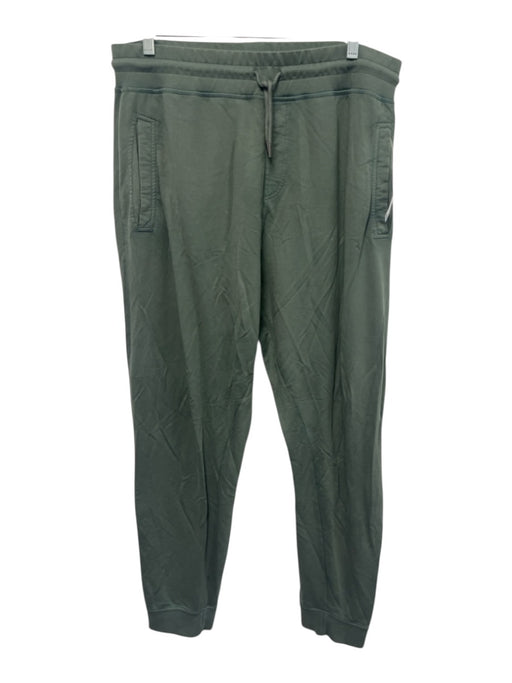 Peter Millar Size L Green Cotton Blend Solid Sweatpant Jogger Men's Pants Green / L