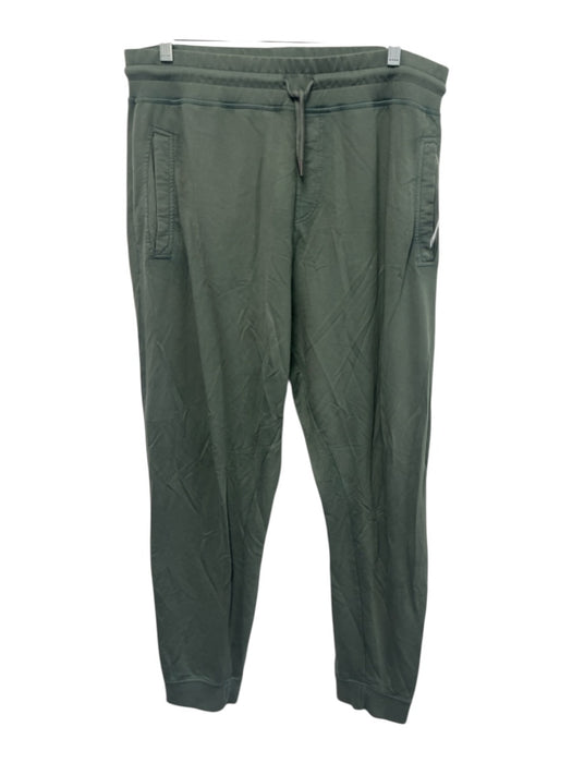Peter Millar Size L Green Cotton Blend Solid Sweatpant Jogger Men's Pants Green / L