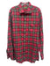 Sid Mashburn Size XL Red & Green Cotton Blend Plaid Flannel Long Sleeve Shirt Red & Green / XL