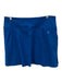 Greyson Size L Blue Poly Blend Zip Pockets Solid Athletic Skirt Blue / L
