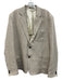 Billy Reid Light Beige Linen Blend 2 Button Men's Blazer Light Beige / 46R