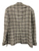 Billy Reid Gray, Black & White Cotton Plaid 2 Button Men's Blazer Gray, Black & White / 46R