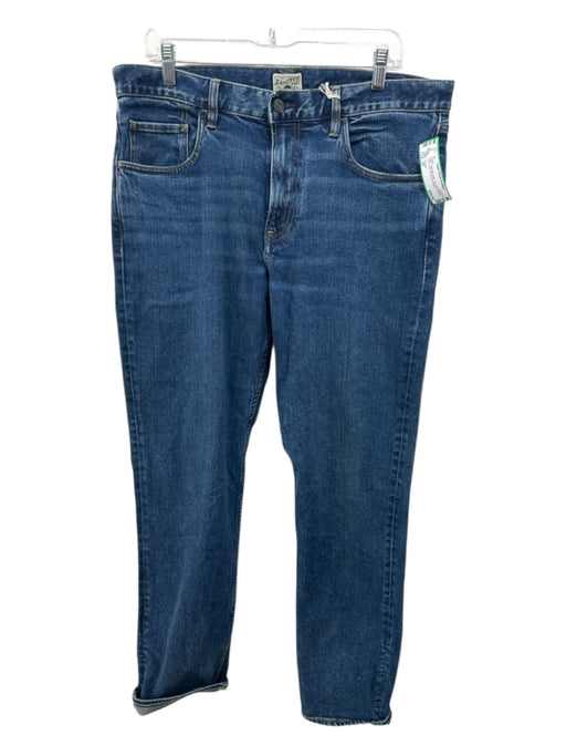 Faherty NWT Size 35 med light wash Cotton Blend Solid Jean Men's Pants med light wash / 35