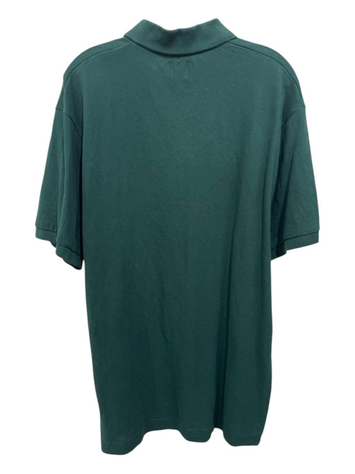 J Press Size XL Green Cotton Solid Polo Men's Short Sleeve Green / XL