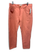 Sid Mashburn Size 36 Orange Linen Solid Khakis Men's Pants Orange / 36