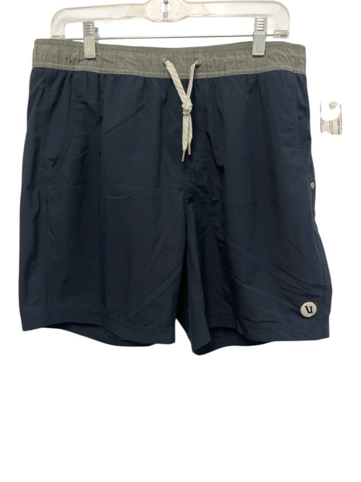 Vuori Size Est L Black Synthetic Solid Athletic Men's Shorts Black / Est L