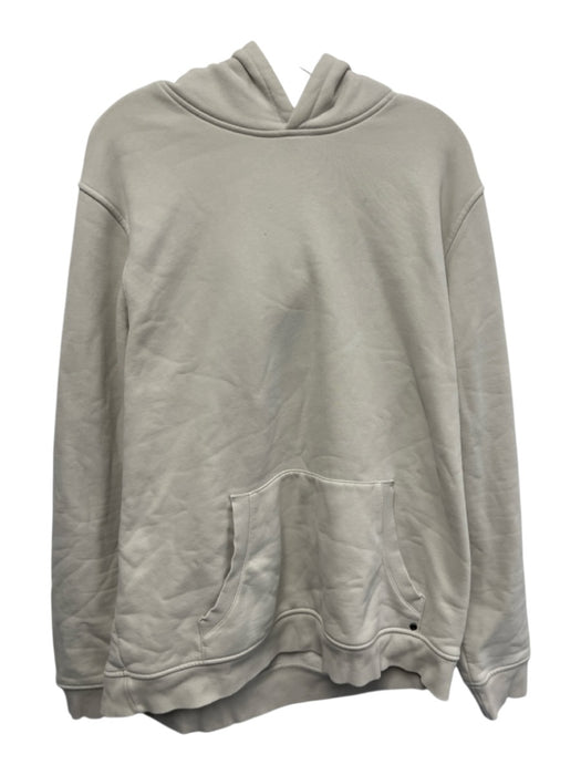 Vuori Size Est L Beige Synthetic Solid Hoodie Athleisure Men's Jacket Beige / Est L