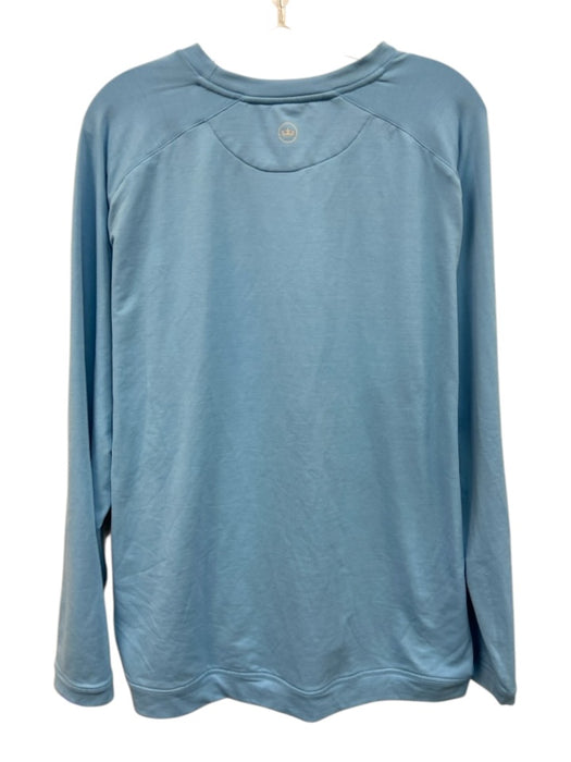 Peter Millar Size XL Light blue Synthetic Solid Sweatshirt Long Sleeve Shirt Light blue / XL