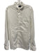 Faherty Size XL White Cotton Solid Button Up front pocket Long Sleeve Shirt White / XL