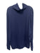 Peter Millar Size XL Navy Synthetic Solid Shawl collar Men's Long Sleeve Shirt Navy / XL