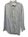 Ledbury Size 17.5 Blue Cotton Plaid Button Up Spread Collar Long Sleeve Shirt Blue / 17.5