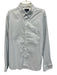 Charles Tyrwhitt Size XL Light blue Cotton Solid Button Up Long Sleeve Shirt Light blue / XL