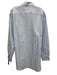 Ledbury NWT Size 17.5 Light blue Cotton Solid Oxford Button up Long Sleeve Shirt Light blue / 17.5