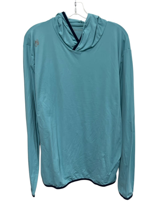 Greyson Size XL Seafoam Green Synthetic Solid Athletic Hoodie Men's Jacket Seafoam Green / XL