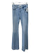 Frame Size 27 Light Wash Cotton & Acetate Stretch High Rise Flare Jeans Light Wash / 27