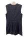 Frame Size 6 Black Cotton Denim Sleeveless Scoop Neck Silver Buttons Dress Black / 6