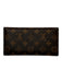Louis Vuitton Brown, Tan & Burgundy Coated Canvas Monogram Tri fold Wallets Brown, Tan & Burgundy