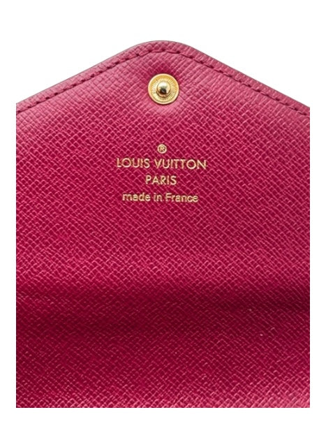 Louis Vuitton Brown, Tan & Burgundy Coated Canvas Monogram Tri fold Wallets Brown, Tan & Burgundy