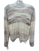 Free People Size S Cream & pink Cashmere Scoop Neck Tie Dye Long Sleeve Sweater Cream & pink / S