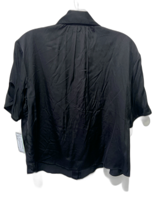 The Great Size XS Black & Multi Viscose & Rayon Embroidered Flowers Collar Top Black & Multi / XS