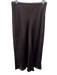 Annie Bing Size M Dark Brown Silk Elastic Waistband Midi Slip Skirt Dark Brown / M