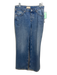 We The Free Size 27 Medium & light wash Cotton Denim Mid Rise Button Fly Jeans Medium & light wash / 27