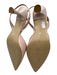 Formentini Shoe Size 40 Light Pink Leather Pointed Toe Slingback Pumps Light Pink / 40
