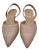 Formentini Shoe Size 40 Light Pink Leather Pointed Toe Slingback Pumps Light Pink / 40