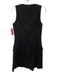 Rag & Bone Size 4 Black Cotton & Linen Brass Hardware Button Down Dress Black / 4