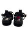 Roger Vivier Shoe Size 40 Black, Gold, Clear Leather Upper Crystal Sandals Black, Gold, Clear / 40