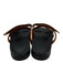 Hermes Shoe Size 40 Brown & Black Calfskin Rubber Sole Slide Sandals Brown & Black / 40