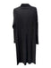 Alo Size S Black Polyester Collared 1/4 Button micro pleated Long Sleeve Dress Black / S