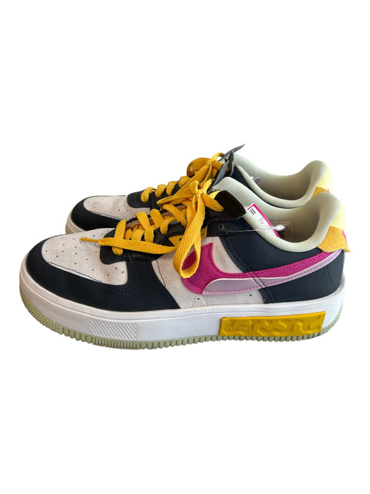 Nike Shoe Size 9 Multi Leather Rubber Sole Swoosh Lace Up Air Force 1 Shoes Multi / 9