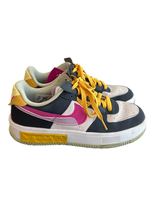 Nike Shoe Size 9 Multi Leather Rubber Sole Swoosh Lace Up Air Force 1 Shoes Multi / 9