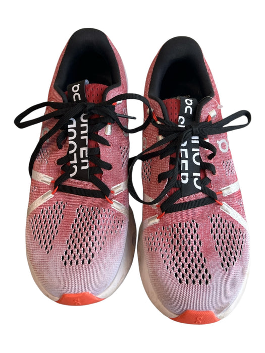On Cloud Shoe Size 9 Red Synthetic Upper Rubber Sole lace up Cloudtec Shoes Red / 9