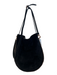 Alexander Wang Black Suede Rose Gold Hardware Magnetic Closure Chain Link Bag Black