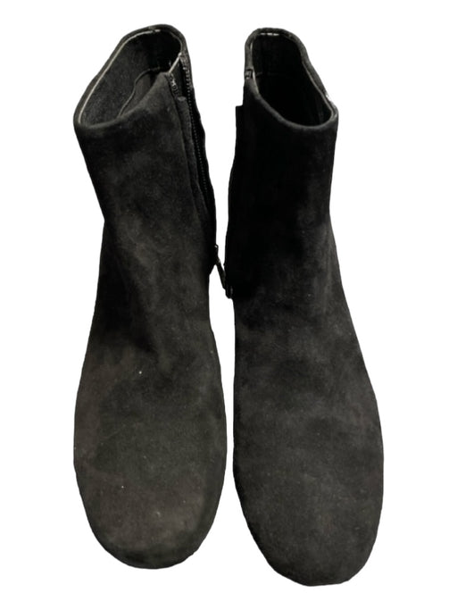 Sam Edelman Shoe Size 8 Black Suede Zipper Heel Booties Black / 8