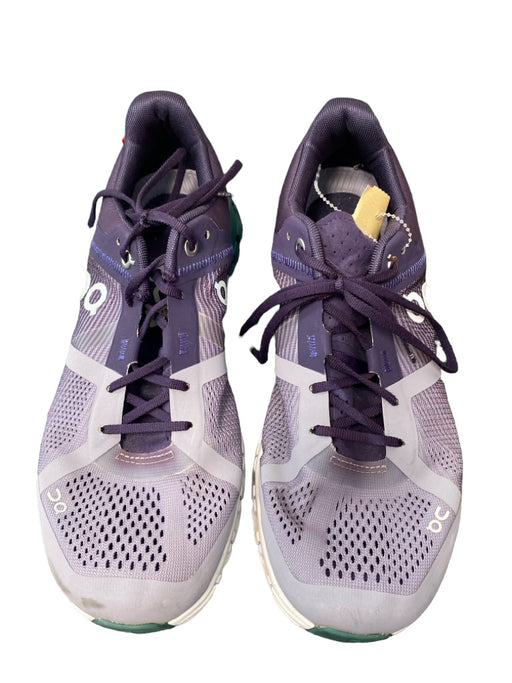 On Cloud Shoe Size 8 Purple Perforated lace up Running Round Toe Shoes Purple / 8