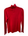 J'envie Size XS Red Viscose & Spandex Blend Turleneck Long Sleeve Sweater Red / XS