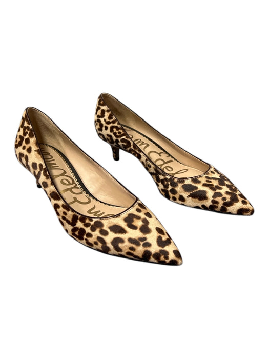 Sam Edelman Shoe Size 7.5 Tan & brown Calf hair Pointed Toe Animal Print Shoes Tan & brown / 7.5