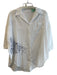 Sundry Size 1 White & Red Cotton Collared Button Up Long Sleeve Embroidered Top White & Red / 1